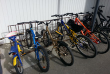 Korokoro School bike rack